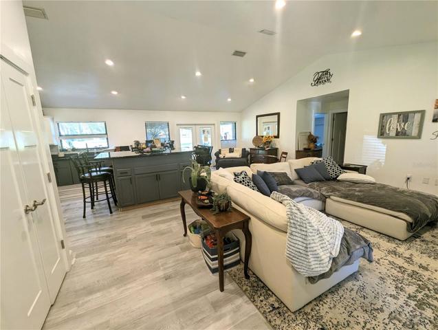 Open concept living area