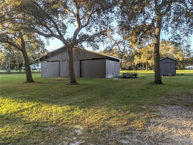 Barn and shed