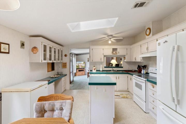 Plenty of Storage and counter space in this kitchen!