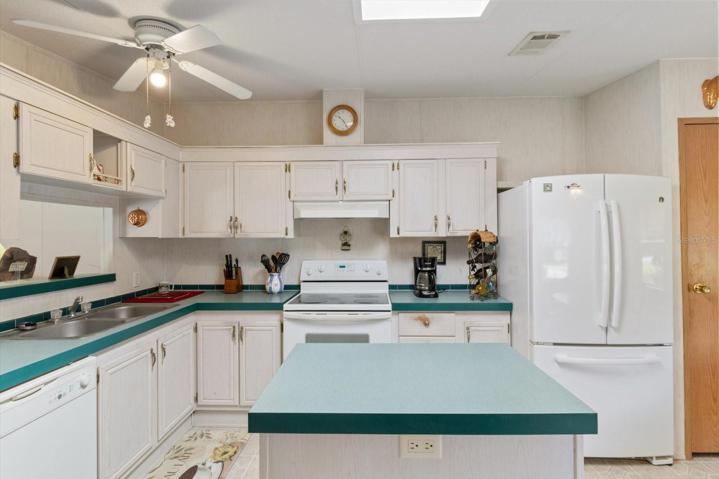 Large Kitchen 16 x 16 includes all appliances and has a closet pantry for additional storage