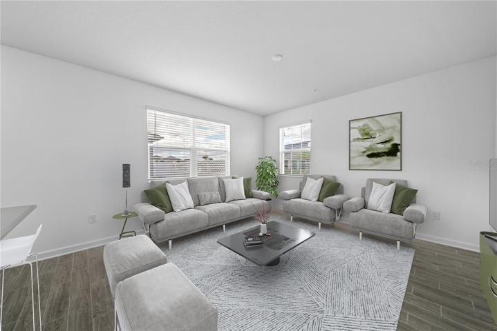 Virtually staged - Plenty of room to spread out and relax