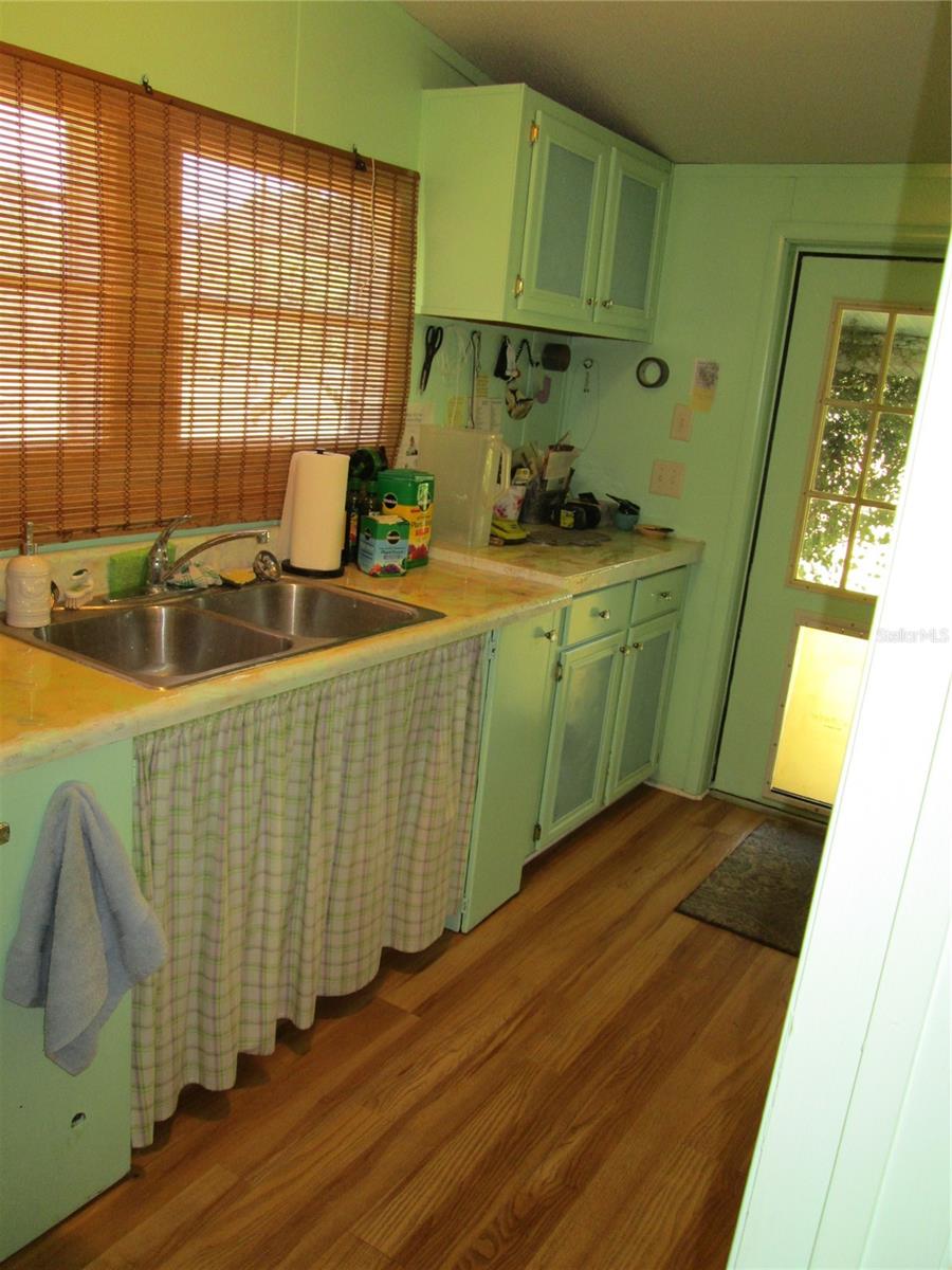 Inside laundry room