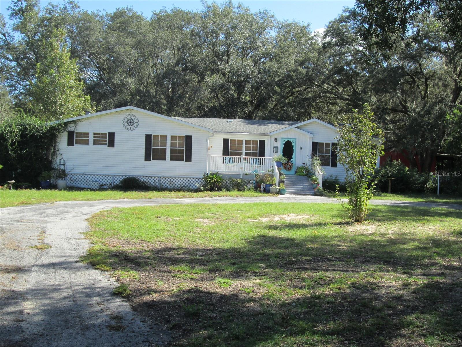 Front of home facing west