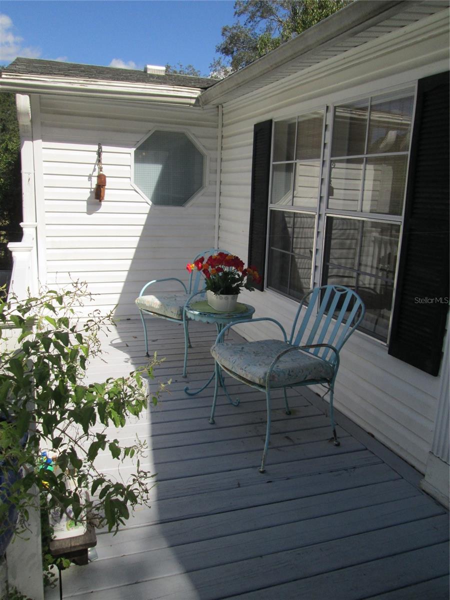Front porch on home