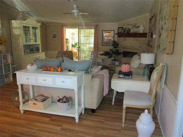 Living room from front door