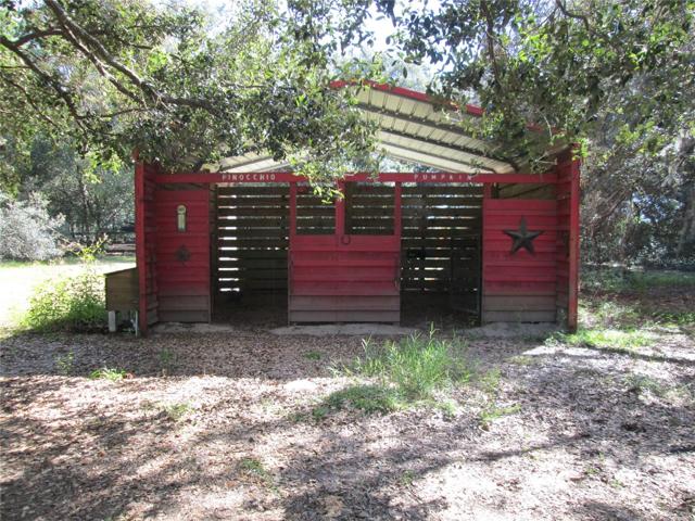 Front of barn