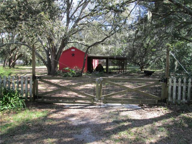 Shed being used as feed and tack room