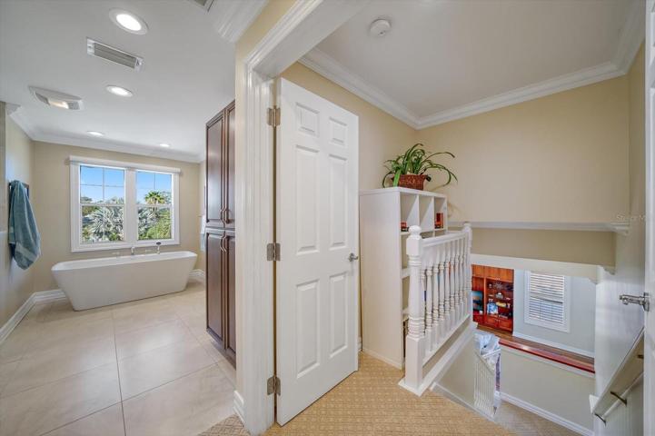 Double door entry to primary suite.