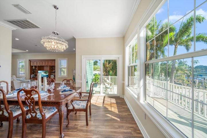 Imagine the enjoyment of entertaining in the dining area with views that complement any event!
