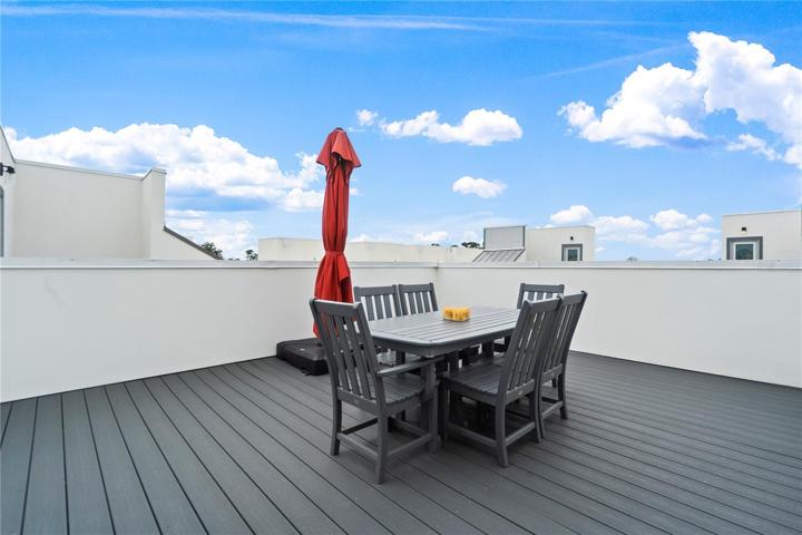 Private roof top terrace