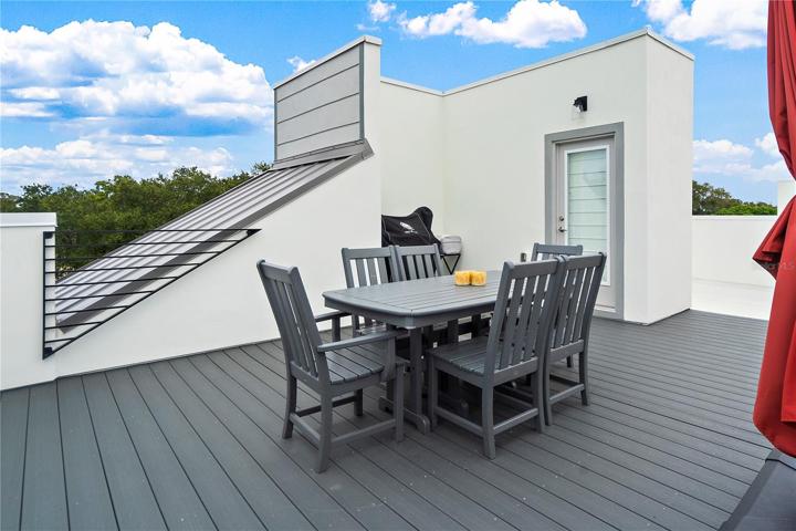 Private roof top terrace