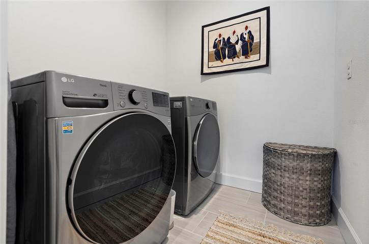 Indoor laundry room