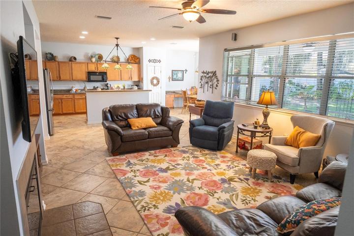 Family Room View/ Kitchen