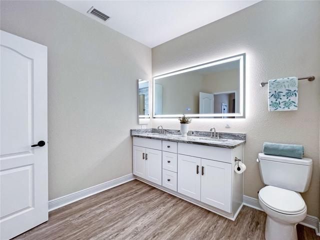 Primary Bathroom Anti fog LED Mirrior