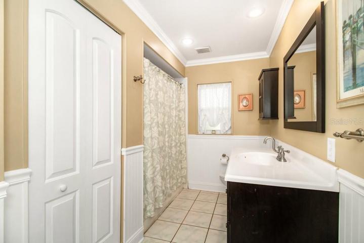 2nd Bathroom with tub and shower