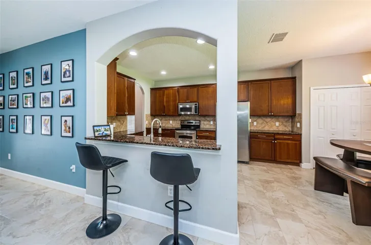 Bar Area in Kitchen