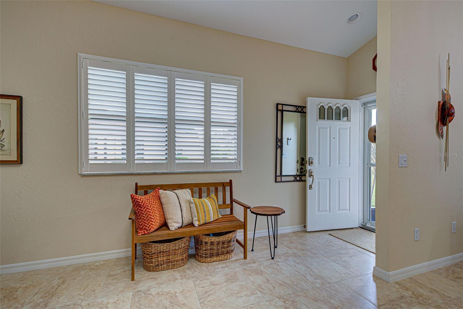 Tile flooring throughout the villa
