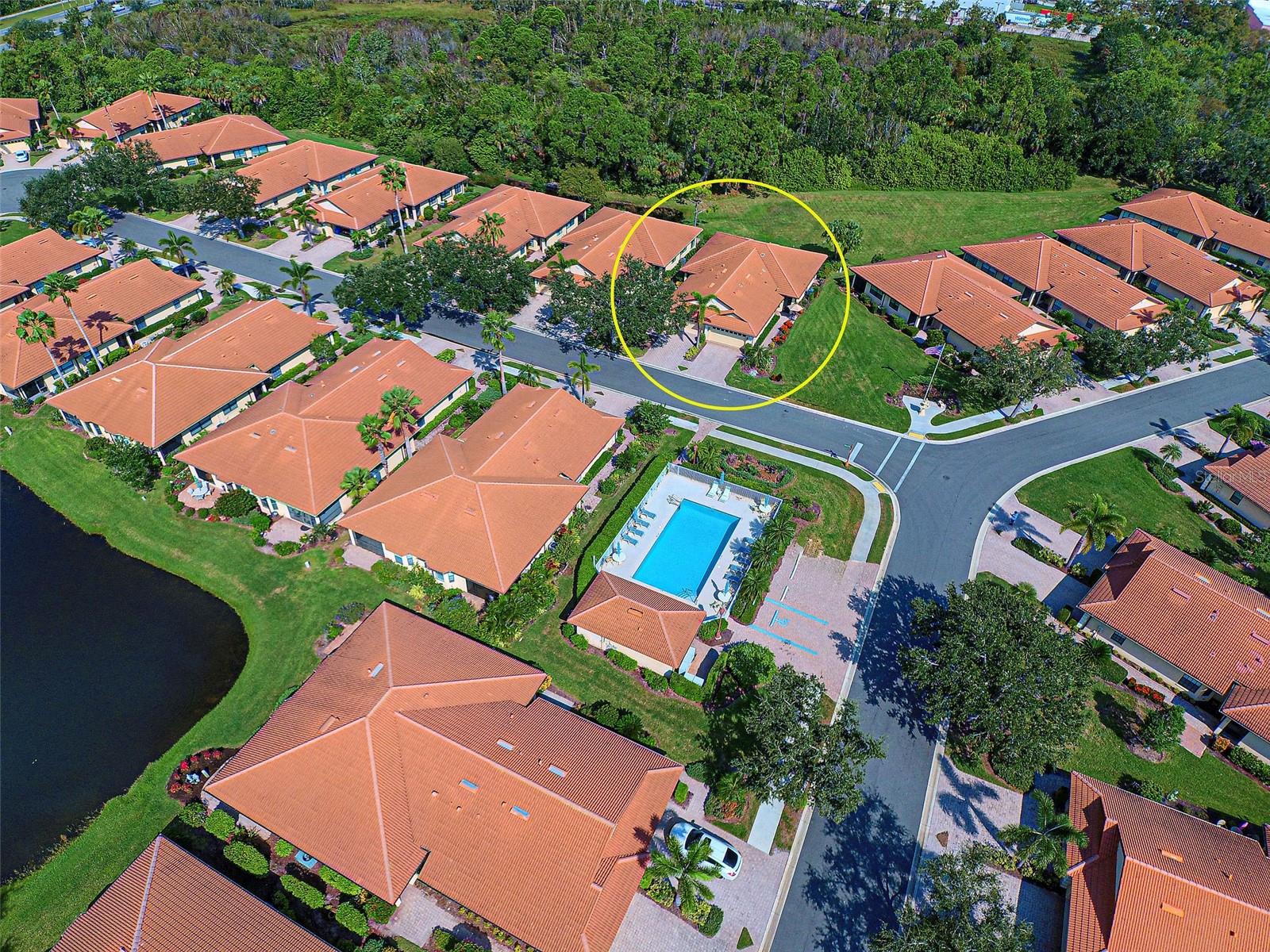 Villa Vivaci community pool- just step across the street