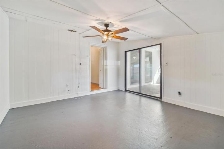 Bonus Room leading out to porch.
