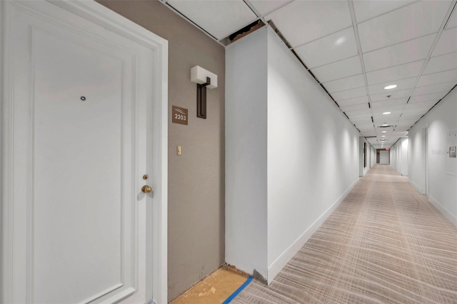 Hallway to entrance