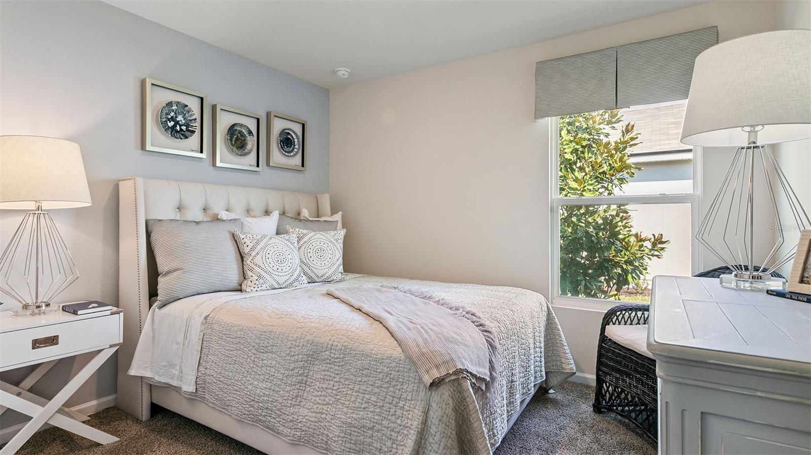 Photo of a model home.