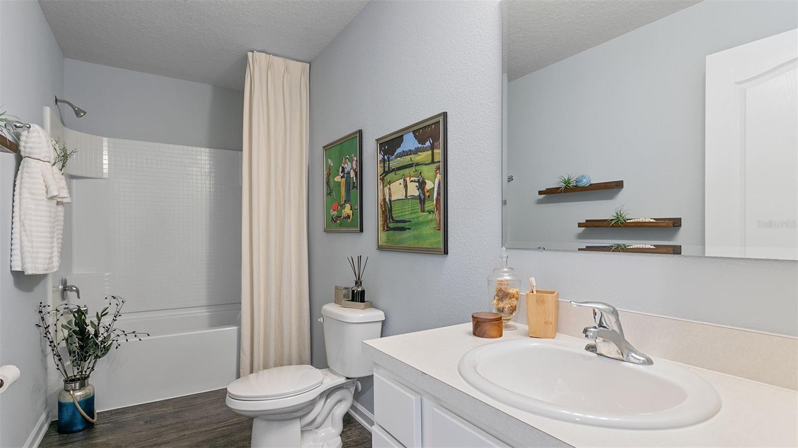 Photo of a model home.