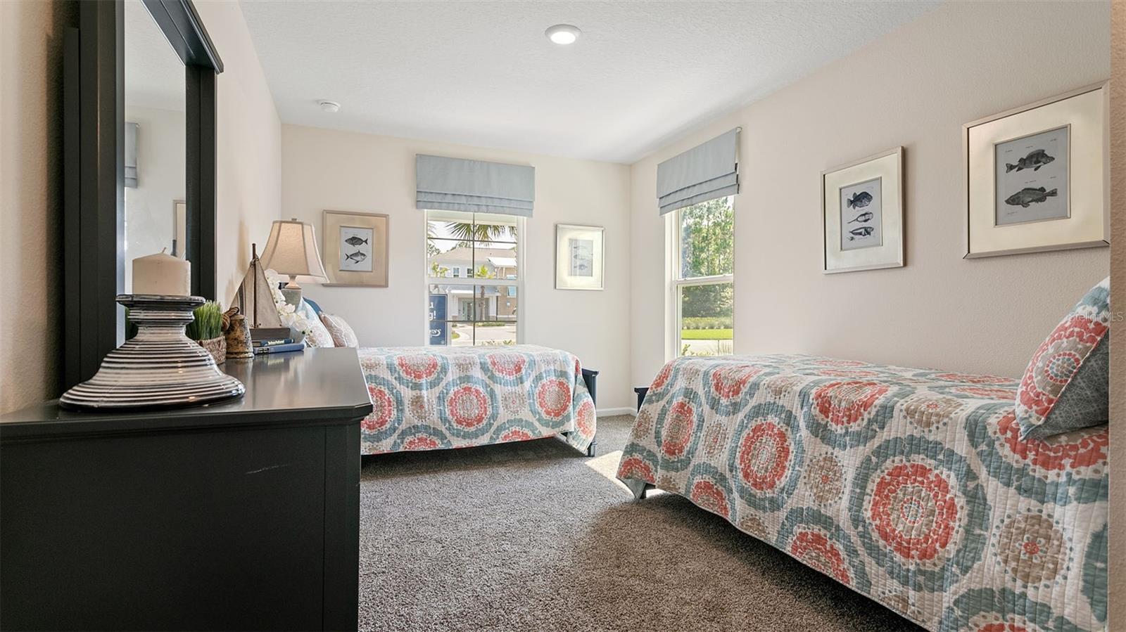 Photo of a model home.