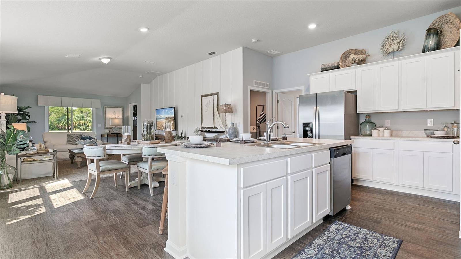 Photo of a model home.