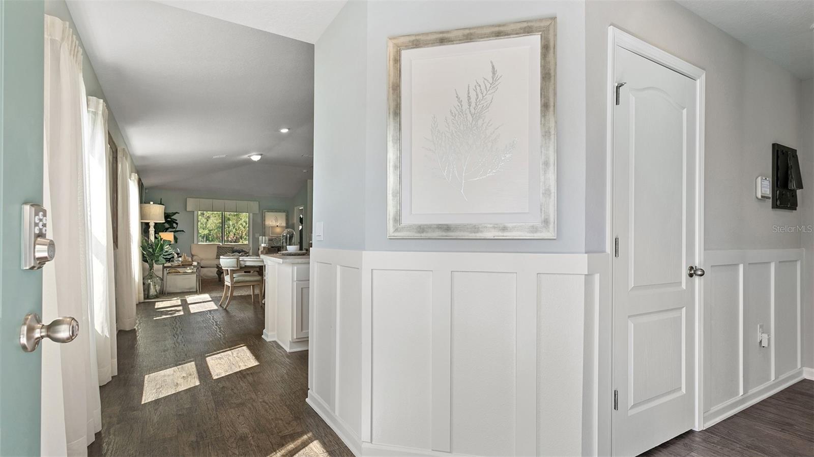 Photo of a model home.