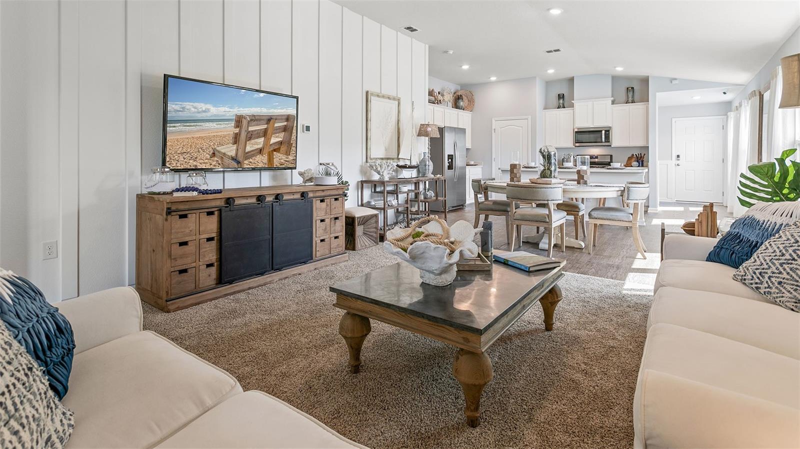 Photo of a model home.