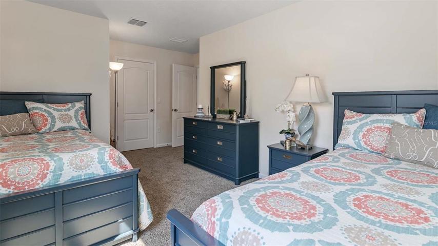 Photo of a model home.