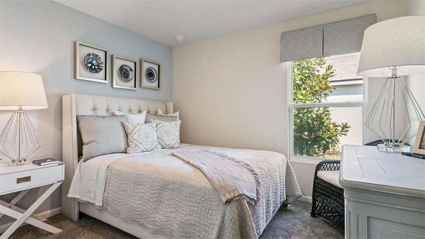 Photo of a model home.