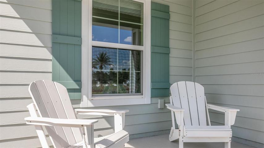 Photo of a model home.