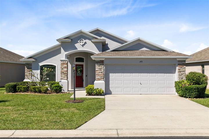 Front elevation from road.