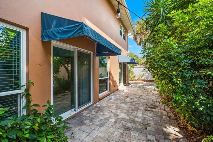 Downstairs unit - private courtyard