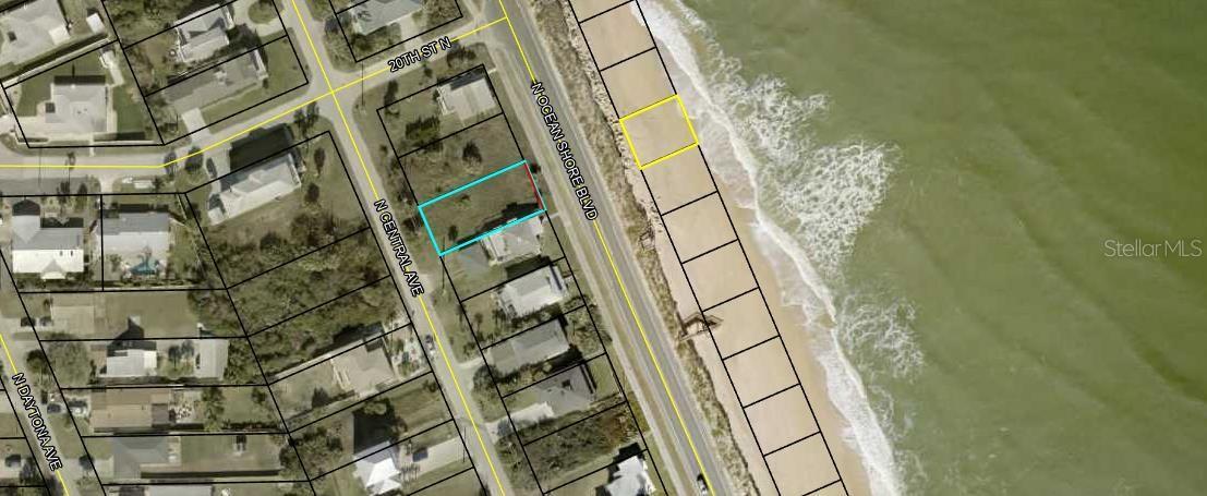 Buildable lot and littoral lot location.