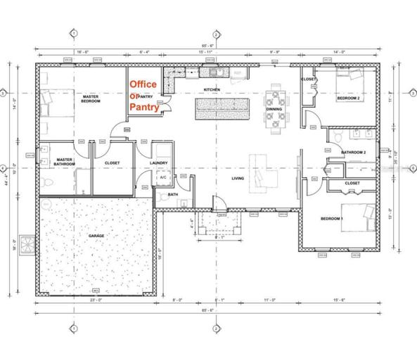 Pantry can be turned into an office. (Outlet already installed in Pantry)