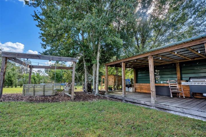 Porch on the RV carport