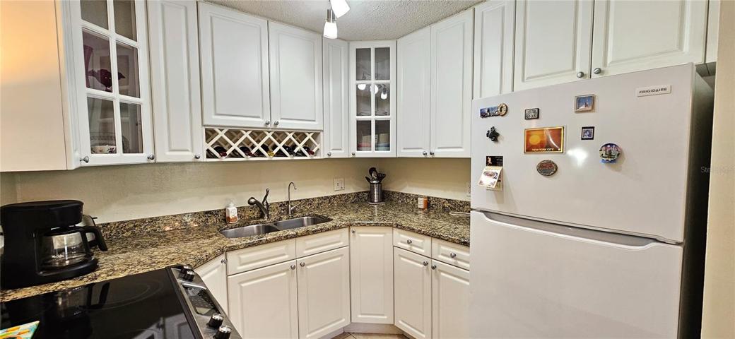 Adjacent to kitchen