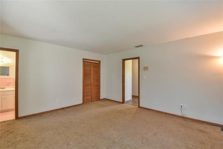 Master Bedroom with walk-in closet