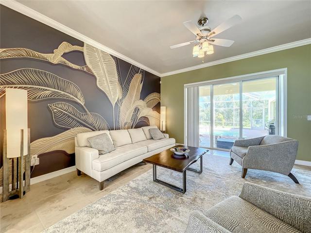 Formal Living Room with impact sliders
