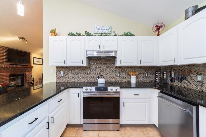 Kitchen with Granite Counters