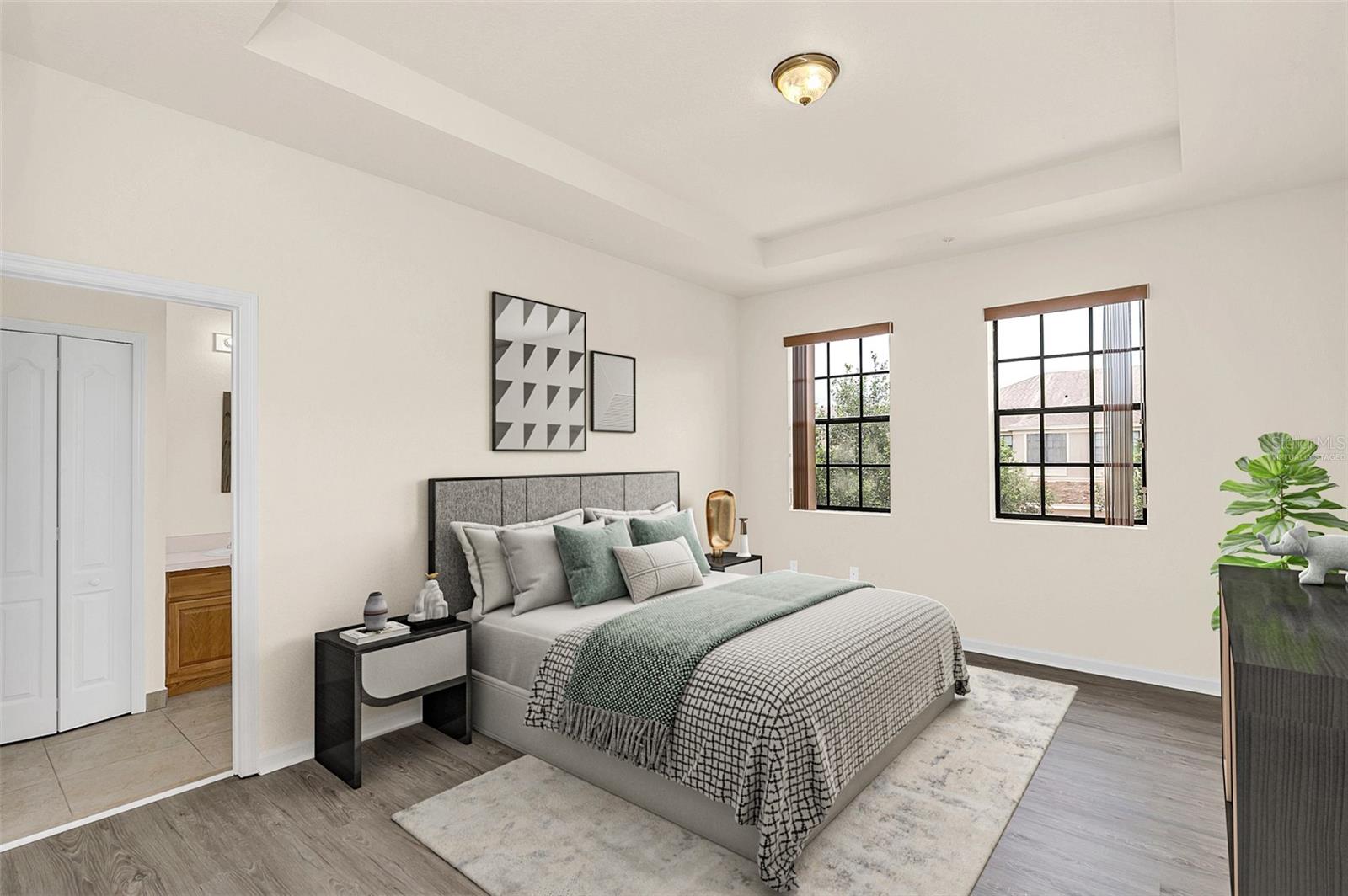 Master Bedroom Virtually Staged**