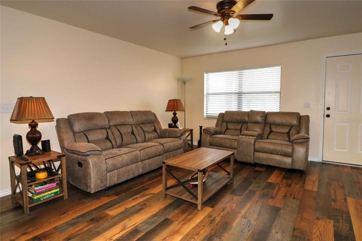 with new paint & flooring....
