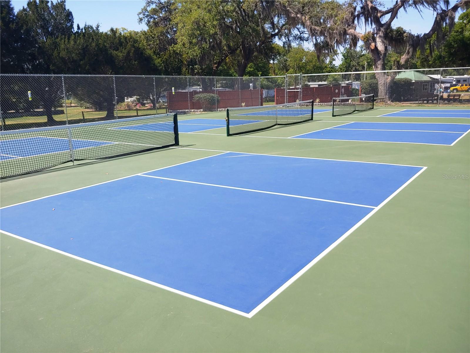 Pickle ball courts