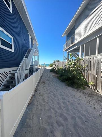 walkway through deeded beach access