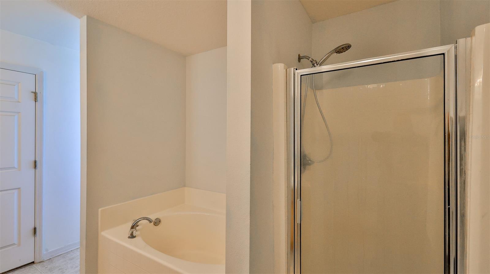 Soaking Tub &amp; Walk In Shower!