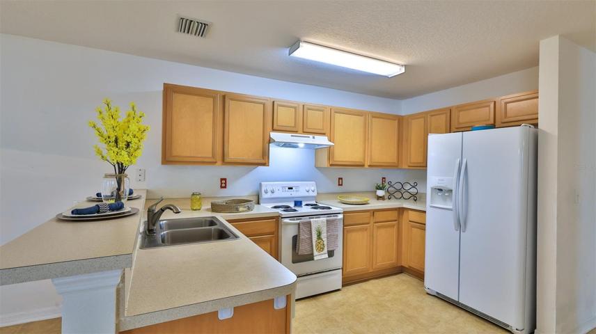Plenty of Cabinets & Working Space!