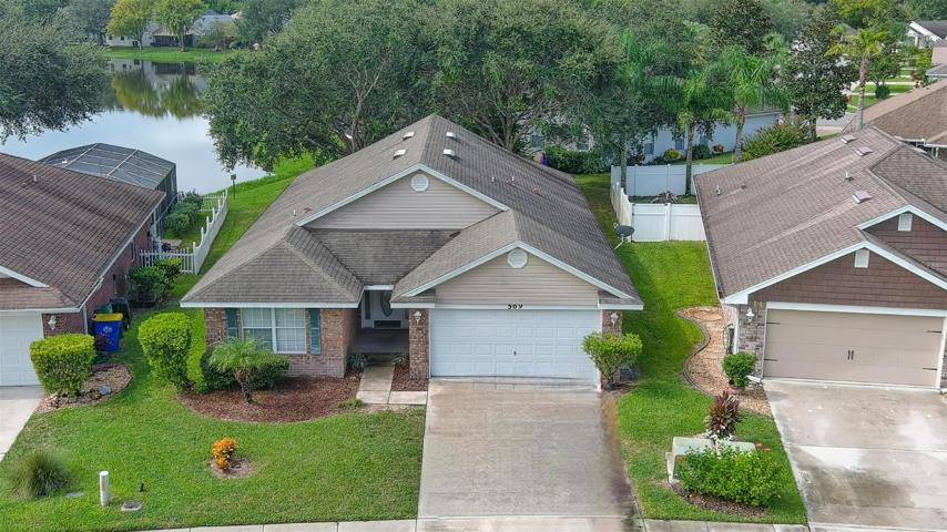 Lakefront Home on 43x120 Pie-Shaped Lot!