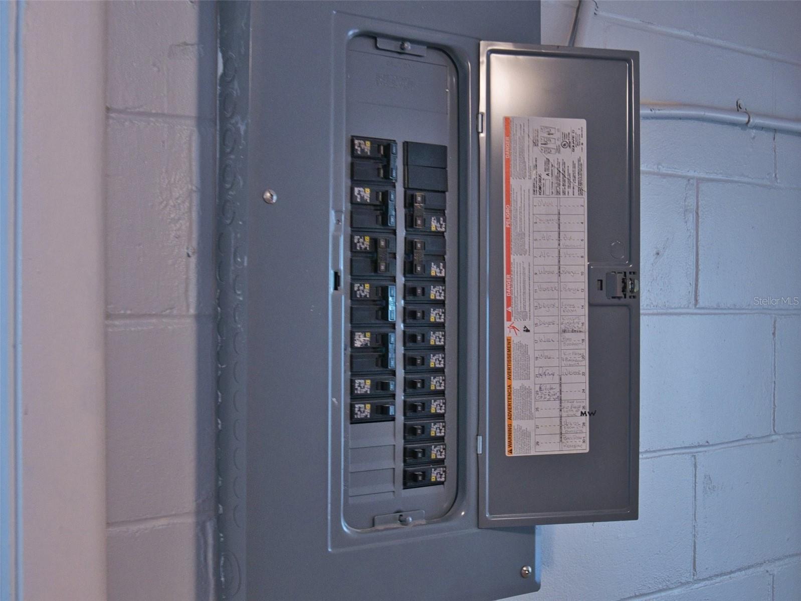 Updated Electrical panel